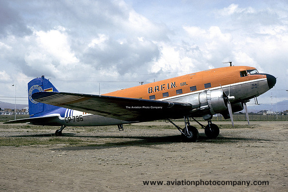 BAFIN SRL Douglas C-47B CP-735 (1986)