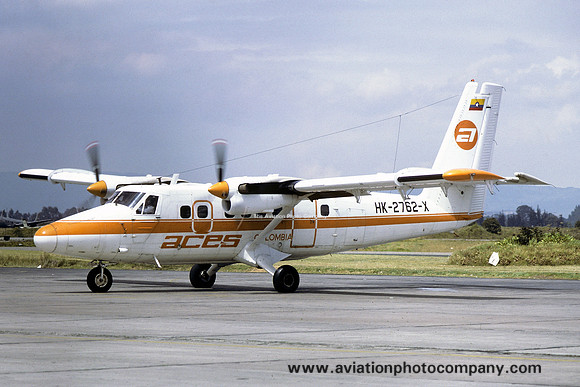 Aces Colombia DHC-6-300 Twin Otter HP-2762-X (1986)