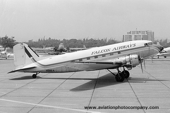 Falcon Airways Douglas C-47A N88FA (1979)