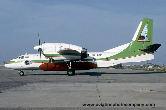 Libyan Air Force Antonov An-32P 5A-DRF at LAVEX Mitiga (2007)