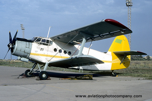 Libyan Air Force Antonov An-2 211 at LAVEX Mitiga (2007)