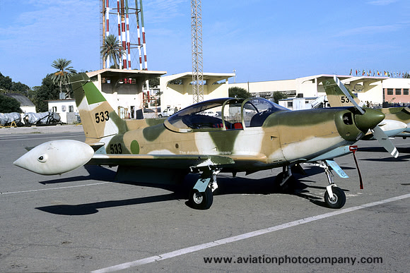 Libyan Air Force SIAI SF-260WL 533 at LAVEX Mitiga (2007)