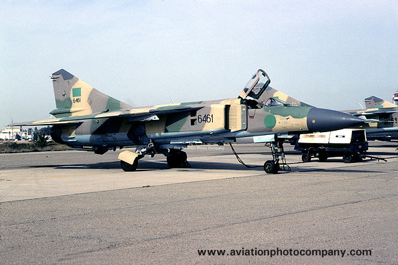 Libyan Air Force Mikoyan MiG-23ML 6461 at LAVEX Mitiga (2007)