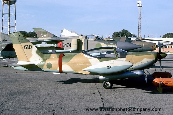 Libyan Air Force SIAI SF-260WL 610 at LAVEX Mitiga (2007)
