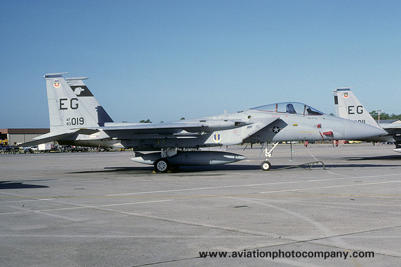 USAF 33rd Tactical Fighter Wing 58th Tactical Fighter Squadron McDonnell Douglas F-15C Eagle 83-0019/EG (1985)