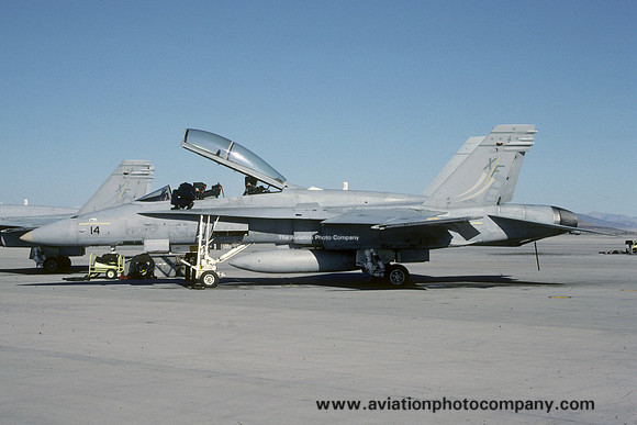US Navy VX-4 McDonnell Douglas F/A-18D Hornet 163988/XF-14 (1991)