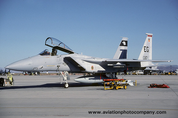 USAF 33rd Tactical Fighter Wing 60th Tactical Fighter Squadron McDonnell Douglas F-15C Eagle 85-0117/EG (1991)