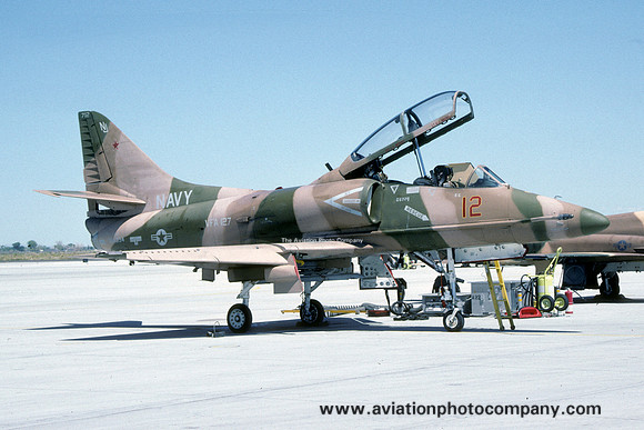US Navy VFA-127 Douglas TA-4J Skyhawk 154334/NJ-712 (1991)