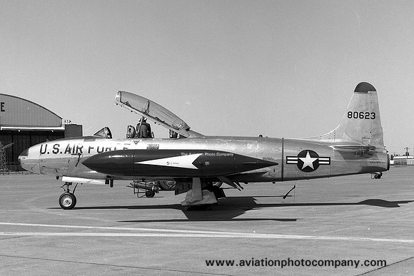 USAF 17th Defense Systems Evaluation Squadron Lockheed T-33A Shooting Star 58-0623 (1975)