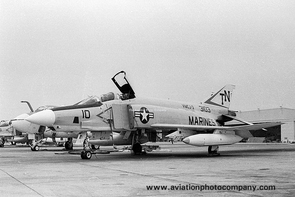 US Marines VMCJ-3 McDonnell RF-4B Phantom 153103/TN-10 (1973)