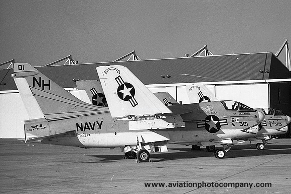 US Navy VA-192 LTV A-7E Corsair 156847/NH-301 (1972)