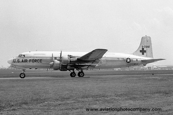 USAF Douglas MC-118A Liftmaster 53-3261 at Prestwick (1970)