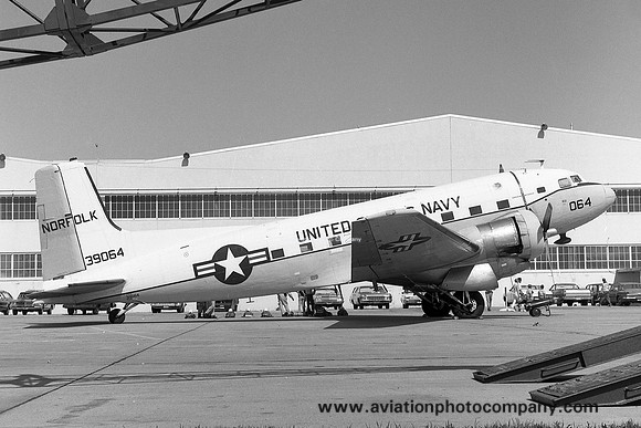 US Navy Norfolk Douglas C-117D Skytrain 39064 (1971)