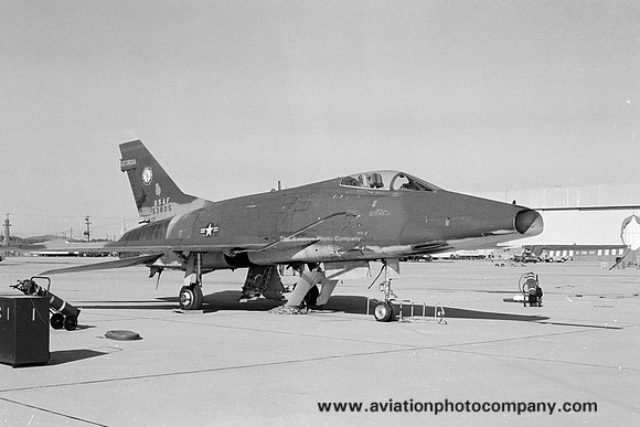 USAF Georgia ANG 128 TFS North American F-100D Super Sabre 55-3805 (1974)