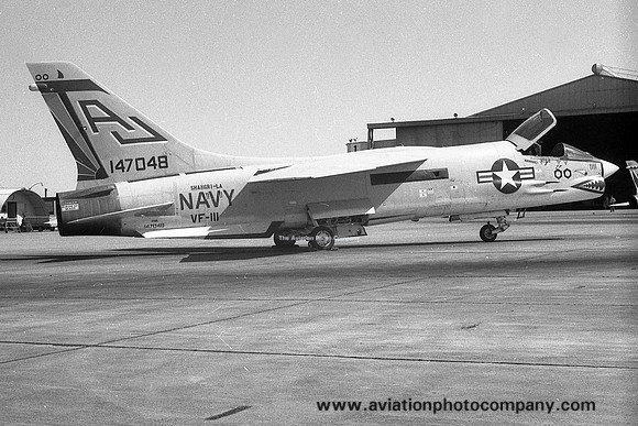 US Navy VF-111 Chance F-8C Crusader 147048/AJ-00