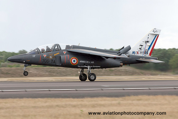 French Air Force Dassault Alpha Jet E42/705-TA at St Dizier (2017)