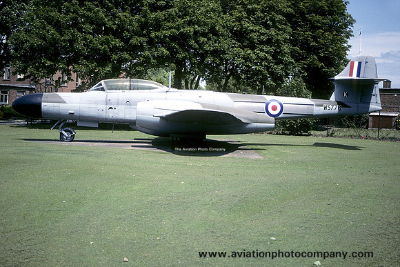 RAF Gloster Meteor NF.14 WS776 displayed at RAF North Luffenham (1997)