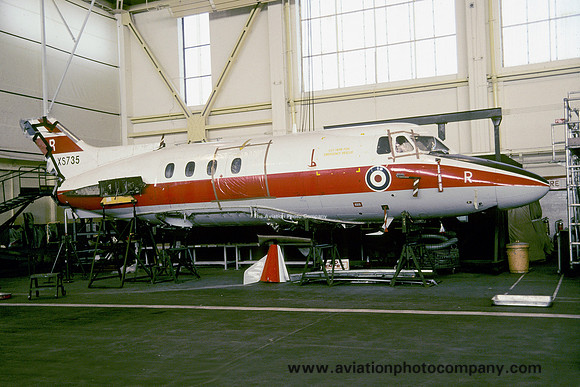 RAF Hawker Siddeley Dominie T.1 XS735 at RAF Cranwell (1998)
