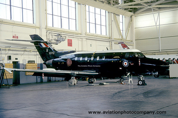 RAF 55 Squadron Hawker Siddeley Dominie T.1 XS712/A at RAF Cranwell (1998)