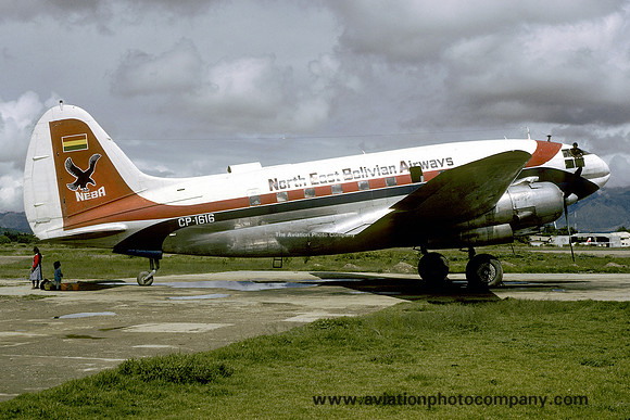 North East Bolivian Airways Curtiss C-46D Commando CP-1616 (1986)