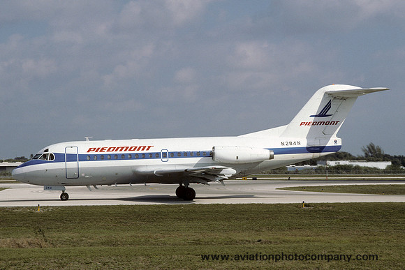Piedmont Airlines Fokker F-28-1000 Fellowship N284N (1986)