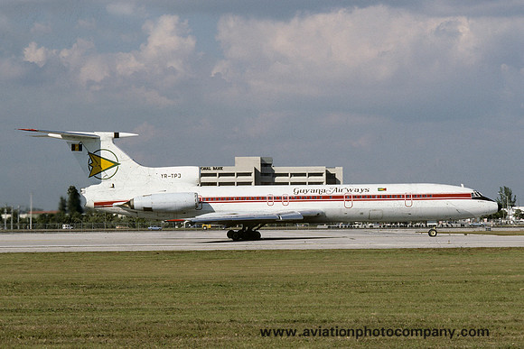 Guyana Airways Tupolev Tu-154M YR-TPJ (1986)