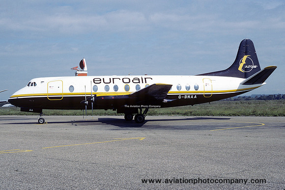 Euroair Vickers Viscount G-BNAA (1985)