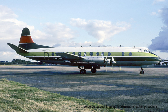 Manx Airlines Vickers Viscount G-BLOA (1985)
