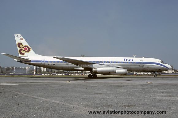 Thai Airways International Douglas DC-8-62 HS-TGZ (1984)