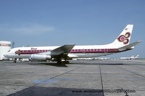 Thai Airways International Douglas DC-8-62 OY-KTE (1984)