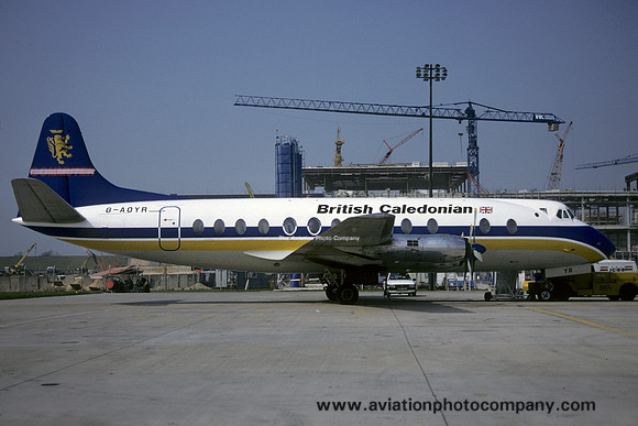 British Caledonian Vickers Viscount G-AOYR (1985)