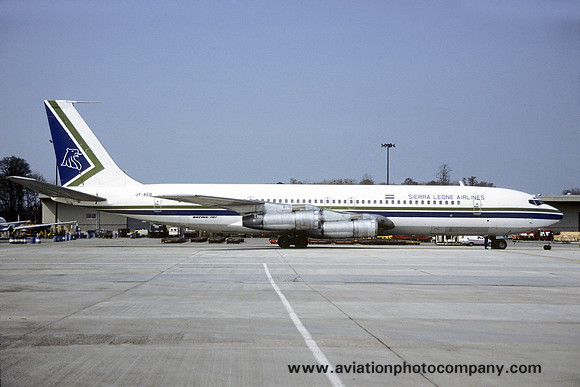 Sierra Leone Airlines Boeing 707-384C JY-AEB (1985)