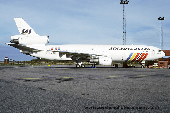 SAS Douglas DC-10-30 SE-DFE (1985)