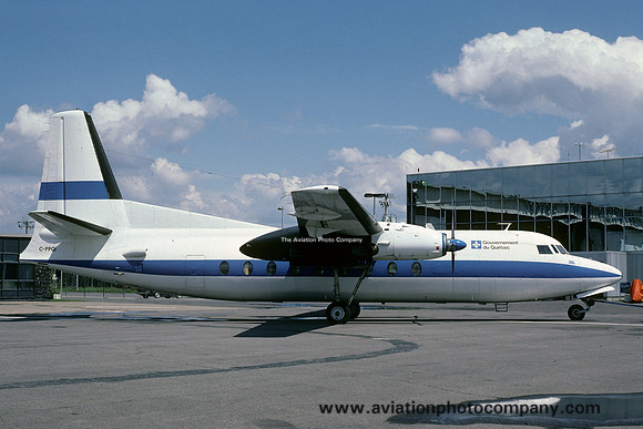 Quebec Government Fairchild F-27F C-FPQI (1985)