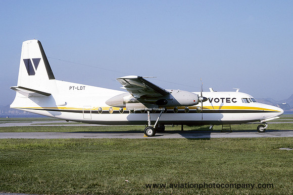 Votec Fokker F-27-600 Friendship PT-LDT (1983)