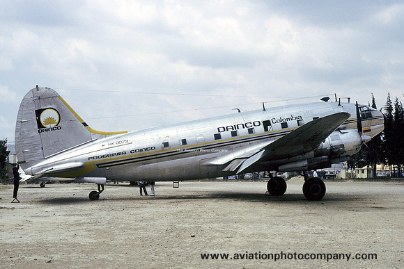 Dainco Colombia Curtiss C-46D Commando HK-3079 (1986)
