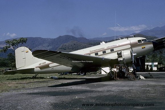 Transamazonica Colombia Douglas C-47-DL HK-1315 (1986)