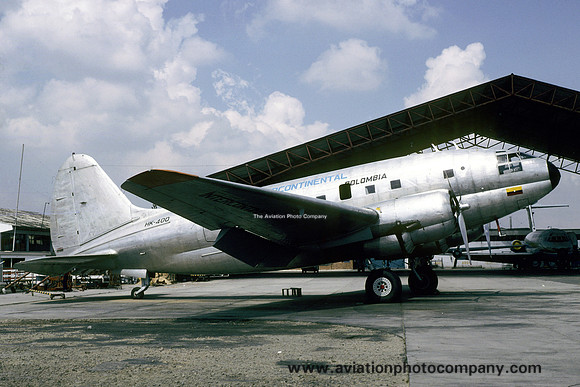 Intercontinental Colombia Curtiss C-46 Commando HK-400 (1986)