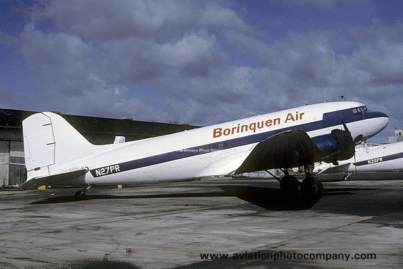 Borinquen Air Douglas C-53D/DC-3A N27PR (1986)