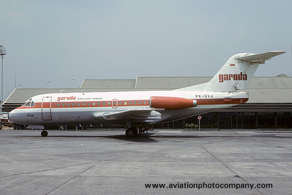 Garuda Indonesian Airways Fokker F-28-1000 Fellowship PK-GVJ (1982)