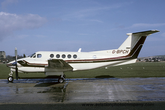 Beech King Air 300 G-BPCH at Shoreham (1986)