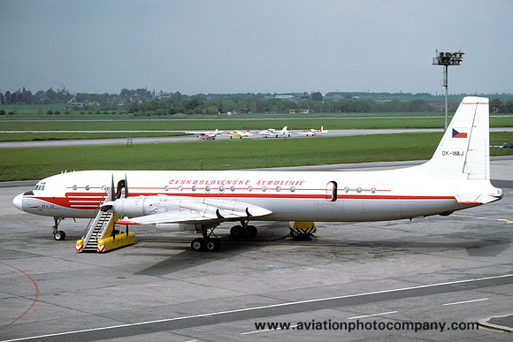 CSA Czechoslovakian Airlines Ilyushin Il-18D OK-WAJ (1978)