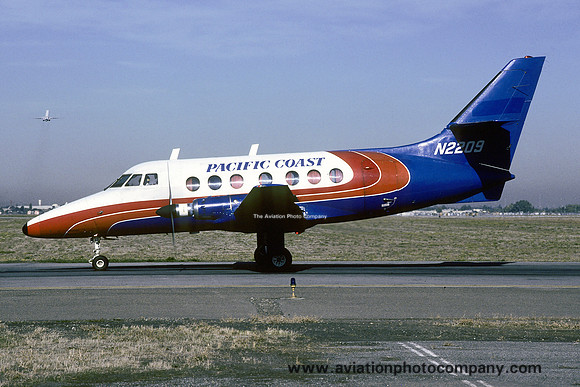 Pacific Coast Airlines Handley Page Jetstream 1 N2209 (1985)