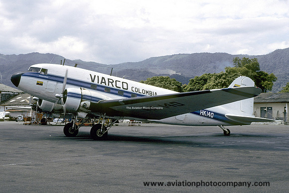 Viarco Colombia Douglas R4D-4/DC-3 HK-140 (1986)