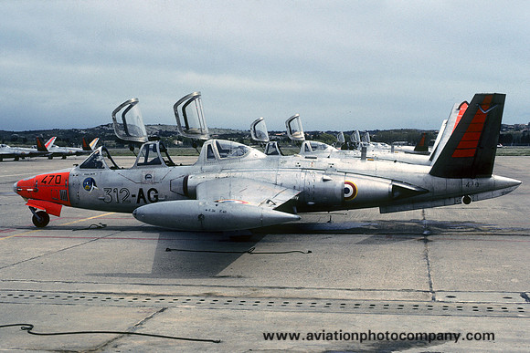 French Air Force GI312 Fouga CM.170 Magister 470/312-AG (1991)