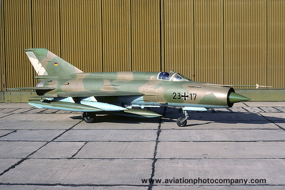 German Air Force Mikoyan MiG-21MF 23+17 (1991)