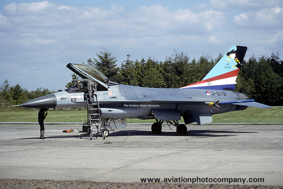 Dutch Air Force 311 Squadron GD F-16A Fighting Falcon J-619 (1991)