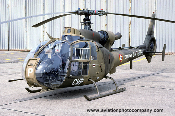 French Army 1 RHC Aerospatiale SA.341F Gazelle 1593/CWP (1991)