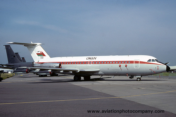 Omani Air Force 4 Squadron BAC One Eleven 485GD 551 (1991)