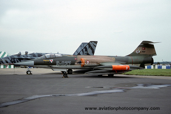 Turkish Air Force 192 Filo Lockheed F-104G Starfighter 9-037/7037 (1991)